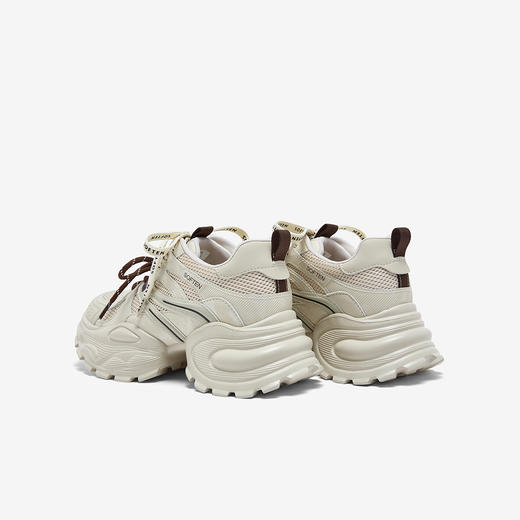 【云粉节】BF楼百思图2026春季新款网面透气银色老爹鞋女运动休闲鞋G0885AM6吊牌价799，现价439 商品图2