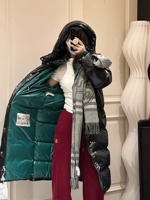 蒙口𝐦𝐚𝐲𝐚长款Hanoverian鹅绒过膝羽绒服111309 商品图2