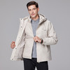 【可拆卸内胆】罗蒙羽绒服男士冲锋外套羽绒服一衣多穿保暖舒适时尚工装外套 商品缩略图3