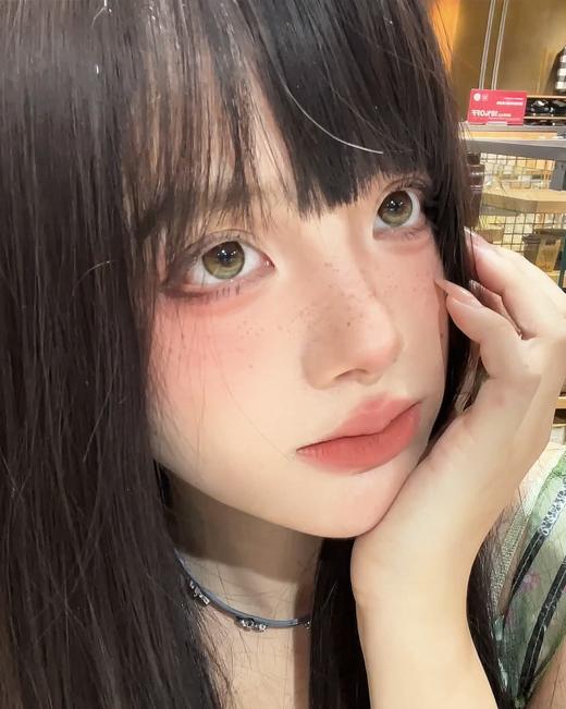 Olens半年抛 琉璃泪光灰/琉璃泪光棕/琉璃蓝/琉璃棕绿/琉璃摩卡棕  glowy 14.2mm 有同款日抛 商品图5