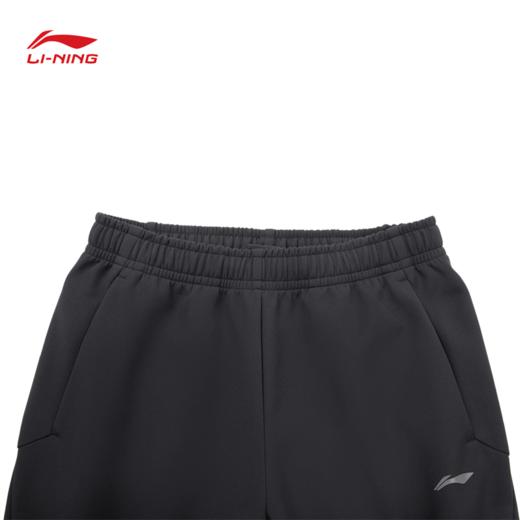 李宁男子直筒加绒保暖防泼水运动长裤AYKV581 商品图5