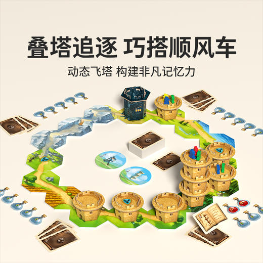 【8+ 获多项桌游大奖】yaofish 巫师飞塔 汉化版 商品图1