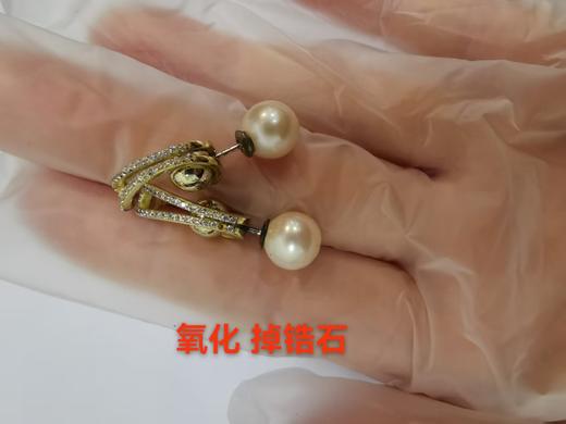 S1EC0364S1XXX0  周大生CHOW TAI SENG 珍珠耳环纯银耳钉一款多戴轻奢耳坠高级感生日礼物送女友 商品图5