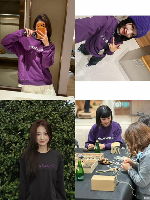 𝐊𝐨𝐥𝐨*小树最新款抓绒卫衣来啦 男女情侣款 商品图1