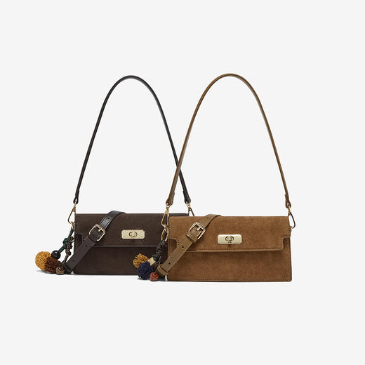 【云粉节】BF楼百思图2026春季新款腋下小方包时尚复古单肩斜挎包女JA204AX6吊牌价659.现价369 商品图0