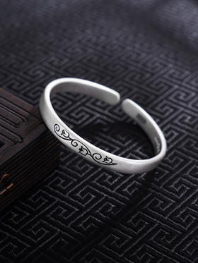 【铃兰醉卧】子佩集S999银手工手镯原创设计【55072202】2407