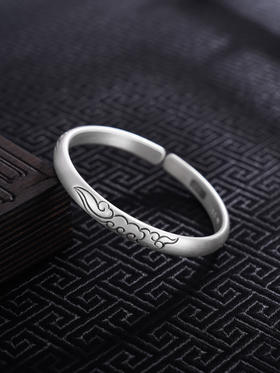 【祥云观照】子佩集S999银手工手镯原创设计【55081216】2407