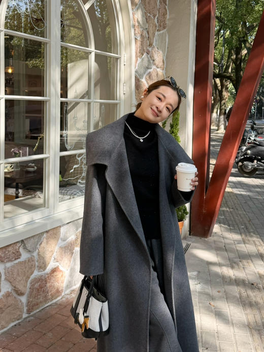 2511415    Giada 羊绒大衣  经典气质款（3色） 商品图4