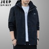 JEEP SPIRIT 春秋款可拆帽子夹克男士时尚休闲冲锋衣外套 JC7339 商品缩略图0