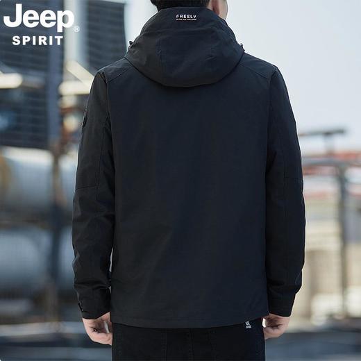 JEEP SPIRIT 秋冬款 男士潮流三合一时尚立领夹克外套 JC7623B 商品图3