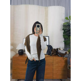 【贝拉推荐】珍珠羊绒打底长袖T   面膜T 第二层肌肤 秋冬打底神T 山羊绒 + 珍珠纤维 吸湿发热 版型好穿到爆！