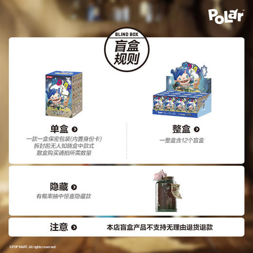 POP MART泡泡玛特 POLAR-你好宝拉季系列手办盲盒 商品图4