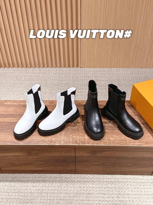 驴家  驴牌新款皮革切尔西靴 系带马丁靴短靴(DBG) 商品图5