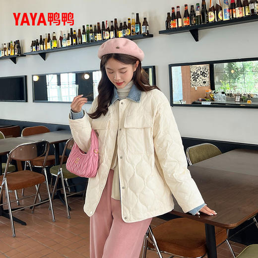 严选 | 鸭鸭牛仔衬衣女款羽绒服 S- L码 多色可选 YE4B604027P 商品图7