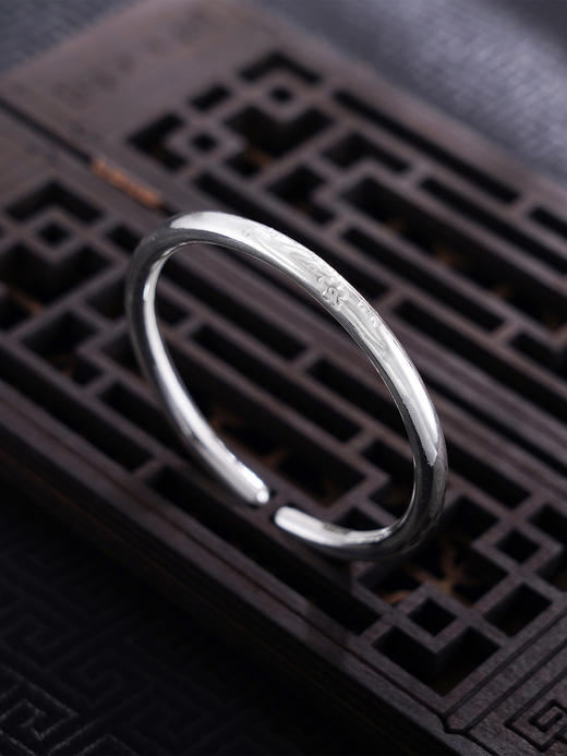 【花神之灵】子佩集S999银手工手镯原创设计【55063109】2407 商品图0