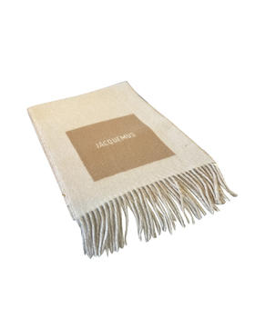 中性款针织流苏围巾zh