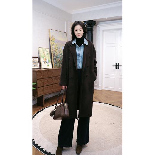 火桐hooton 雪绒花 2025新款绵羊毛牛仔直筒裤9276 商品图0