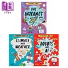 【中商原版】英文原版儿童科普绘本 天才之书3册 The Brainiacs Book of the Climate and Weather Robots and AI the Interne 商品缩略图0