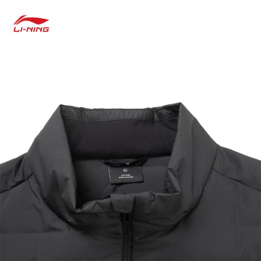 李宁男子立体裁剪修身85%鸭绒短羽绒服AYMV219 商品图4