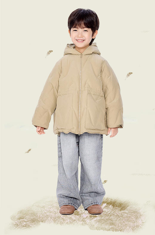 jnby  25年冬款  中长款羽绒服  1PAC11330 商品图0