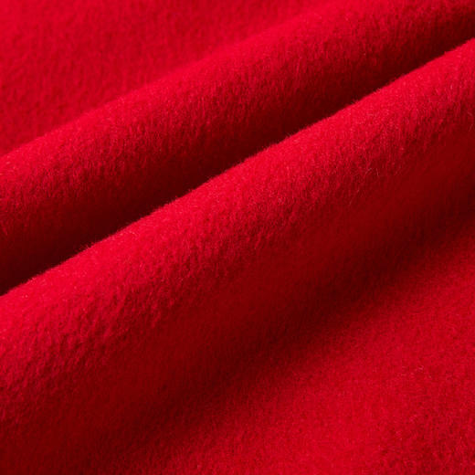 PURE TOUCH女装25秋冬新款红色毛呢短外套翻领毛呢夹克新年红外套 商品图2