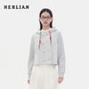 Herlian2025冬季新品 双排扣连帽开衫卫衣女士 商品缩略图0