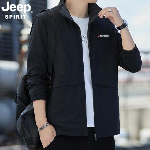 JEEP SPIRIT 秋冬款 男士潮流休闲时尚立领夹克外套 JC7618 商品图1