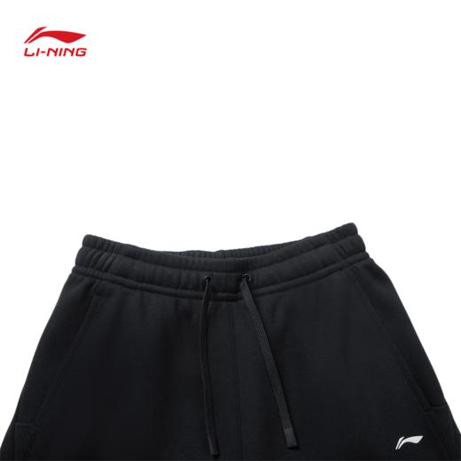 李宁女子束脚加绒保暖锁温干爽宽松卫裤AKLV822 商品图5