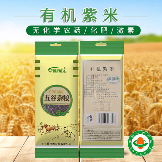 有机紫米389g有机杂粮有机种植紫米口感软糯满额包邮 商品图5