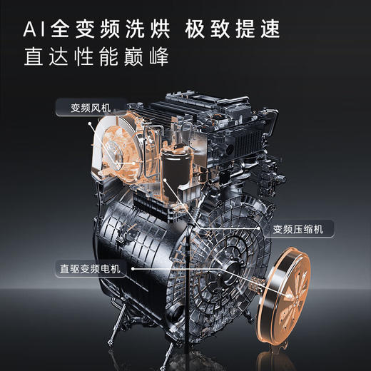 卡萨帝（Casarte）LS墅式热泵洗烘一体机 懒人洗衣机全自动13公斤 AI全变频 除毛洗衣机 CE AB13SWVTHXU1 商品图4