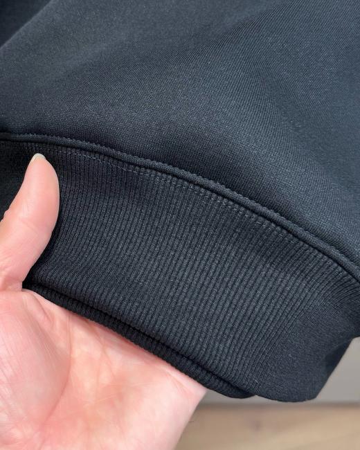 D112735潮牌水貂绒一体圆领套头卫衣2025秋冬新款加绒上衣男女同款 商品图13