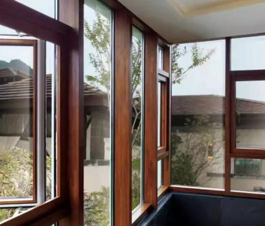 温馨家居高端铝木结构系统窗 商品图0