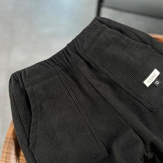 男童裤子冬季儿童加绒长裤女童加厚保暖裤小童灯笼裤大童灯芯绒裤 商品图3