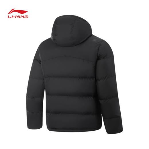 李宁韦德系列男子防泼水鹅绒短羽绒服AYMV065 商品图4