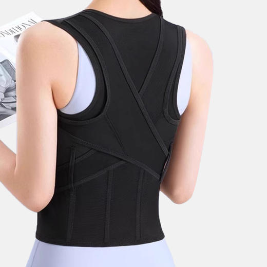 凯速矫姿带纠正姿势防驼背矫正器第三代黑色L、XL、XXL、XXXL 商品图3