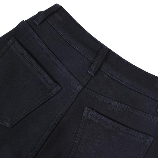 半身缘女裤 冬季经典百搭修身喇叭牛仔裤254202M10120088 商品图3