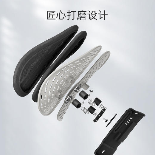 米乔丨人体工学腰垫办公室车用腰靠腰托经典版/气动版 商品图3