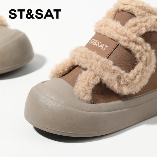 【童鞋】星期六加绒保暖绒绒毛边男女童高帮棉鞋SSC4192L6G 商品图7