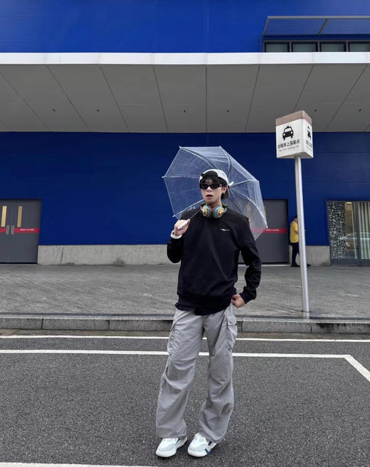 【国货优选 420g华棉 柔软亲肤】鸿星尔克云朵绒内里圆领卫衣（EK-XW25701R） 商品图2