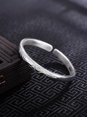 【花梦流年】子佩集S999银手工手镯原创设计【55071116】2407