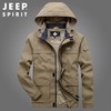 JEEP SPIRIT外套男春秋季宽松户外多口袋冲锋风衣运动夹克HL8119 商品缩略图1