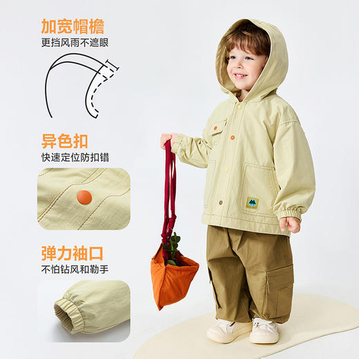 [小软皮]迷你巴拉外套马甲男女童宝宝三防两件套叠穿三合一2026春 商品图4