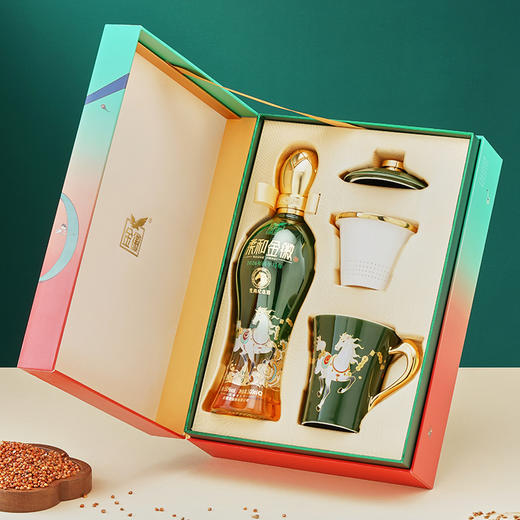 【H9马年礼盒】金徽酒 50度柔和H9 500ml 马年生肖礼盒 商品图2