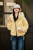 LNNNS 鹅黄蓬松连帽休闲羽绒服外套 21774 商品缩略图2