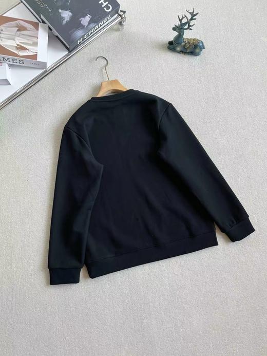 D112708新款2025冬季运动圆领套头加绒卫衣男款 商品图4