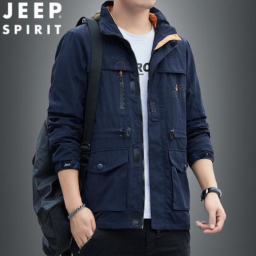 JEEP SPIRIT夹克男中年时尚休闲男装外衣工装春秋款外JC6631 商品图3