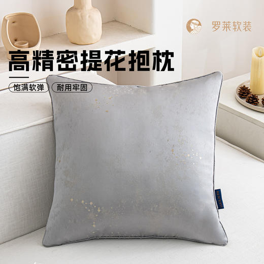 罗莱软装 璀璨星空高级灰抱枕 商品图0