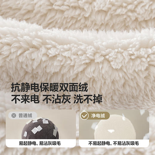 【泰迪熊IP联名】迷你巴拉儿童双面绒家居外套男女童可外出衣服 商品图3