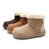 西遇厚底雪地靴女冬新款可爱卡皮巴拉棉鞋保暖加绒毛毛勃肯鞋V2457335 商品缩略图4