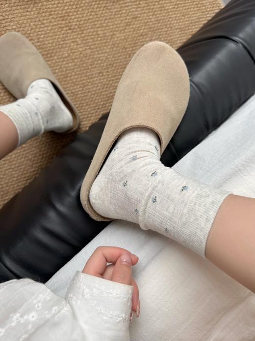 <曾小咸推荐> 法式小碎花中筒袜 日常价79.99/3双！ 活动价39.99/3双！！！【预售款，预计3-15天发货】 商品图2